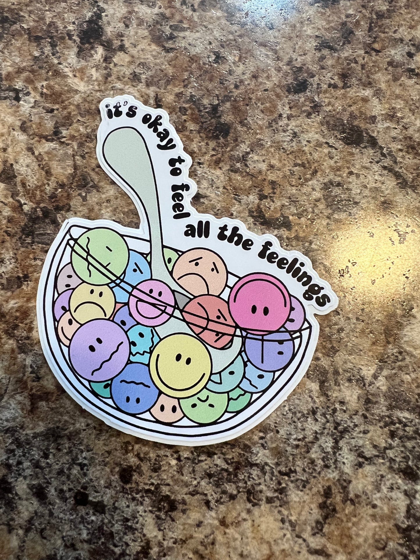 Its okay to feel all the feelings Sticker