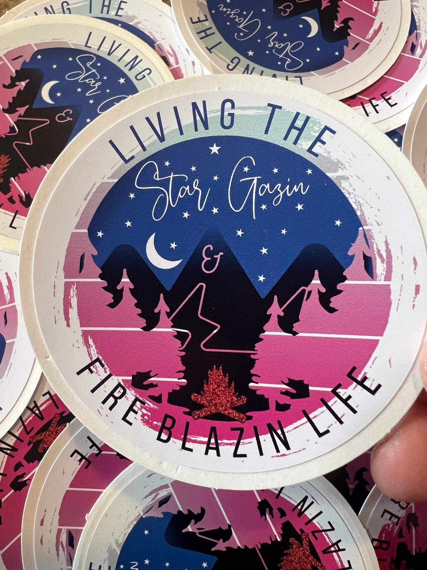 Fire Blazing Sticker