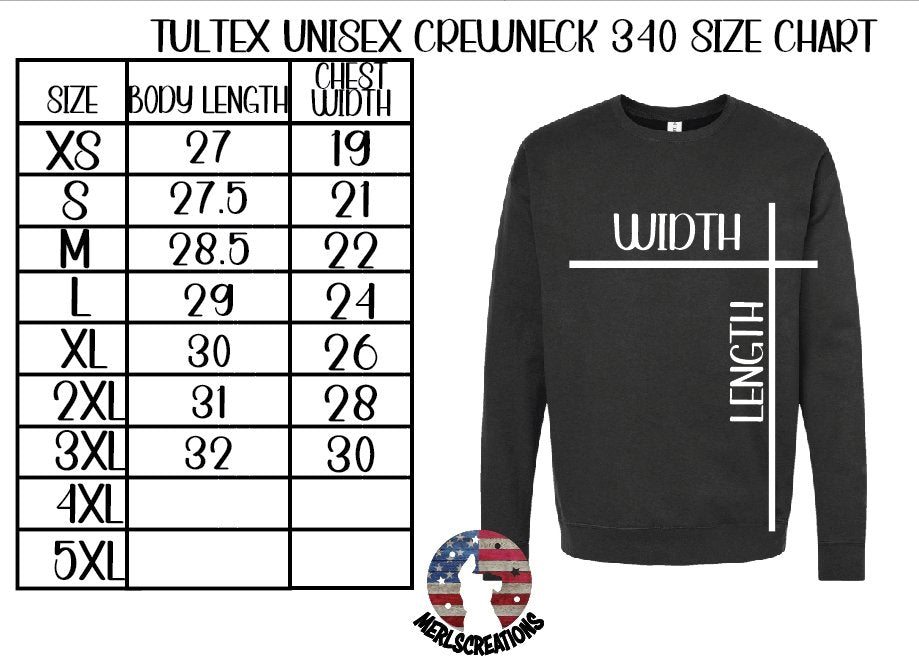 57 Medium Fire and Ice Crewneck - Merlscreations