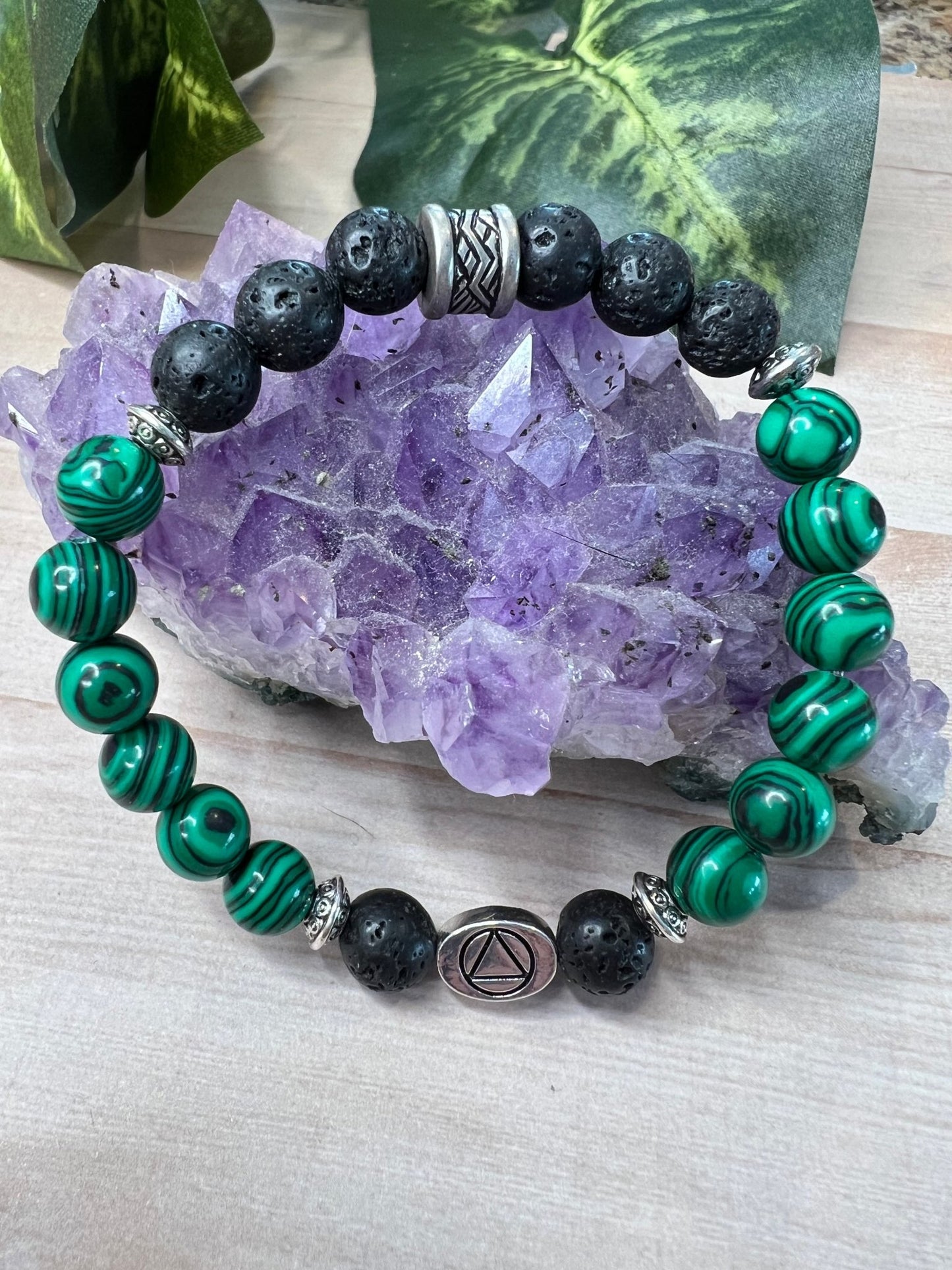 AA Malachite Gemstone Bracelet - Merlscreations