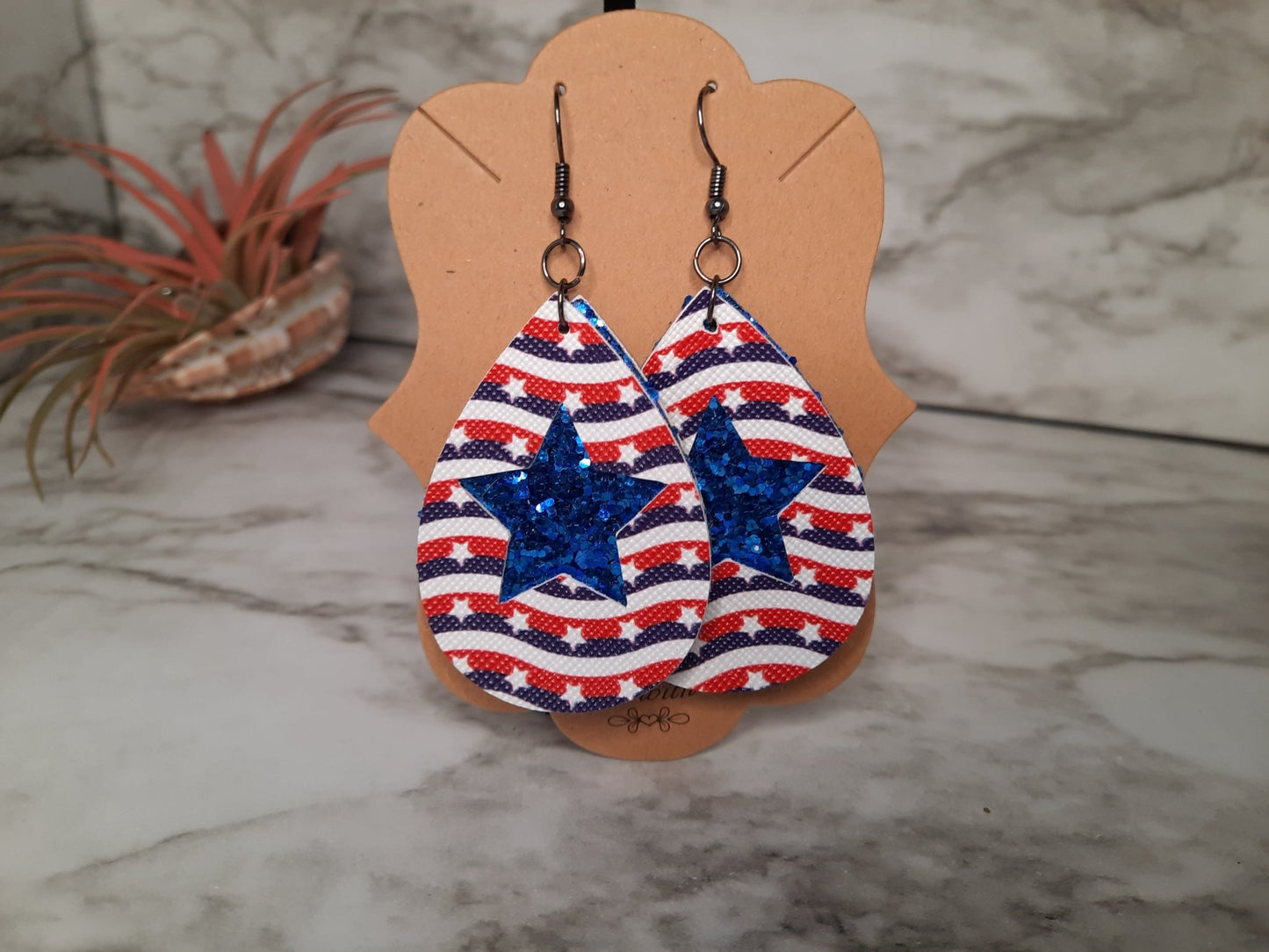 American Pride Earrings - Merlscreations