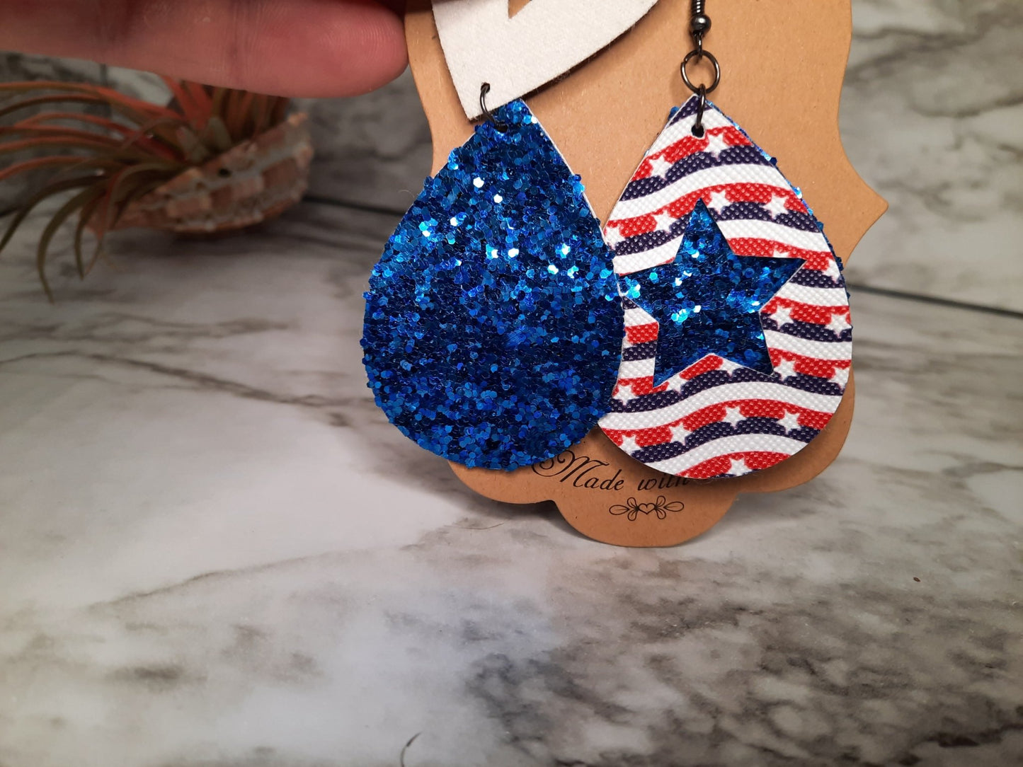 American Pride Earrings - Merlscreations