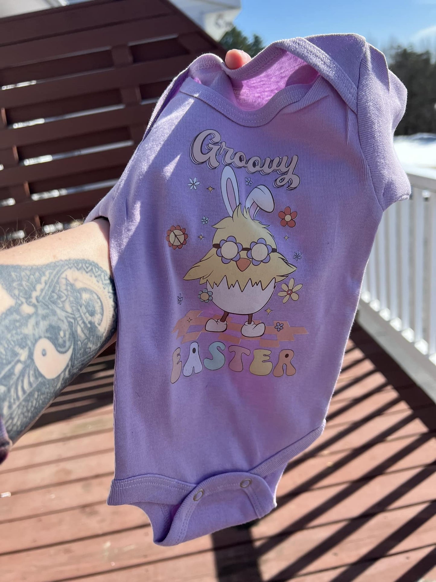 Groovy Easter Onesie - Merlscreations