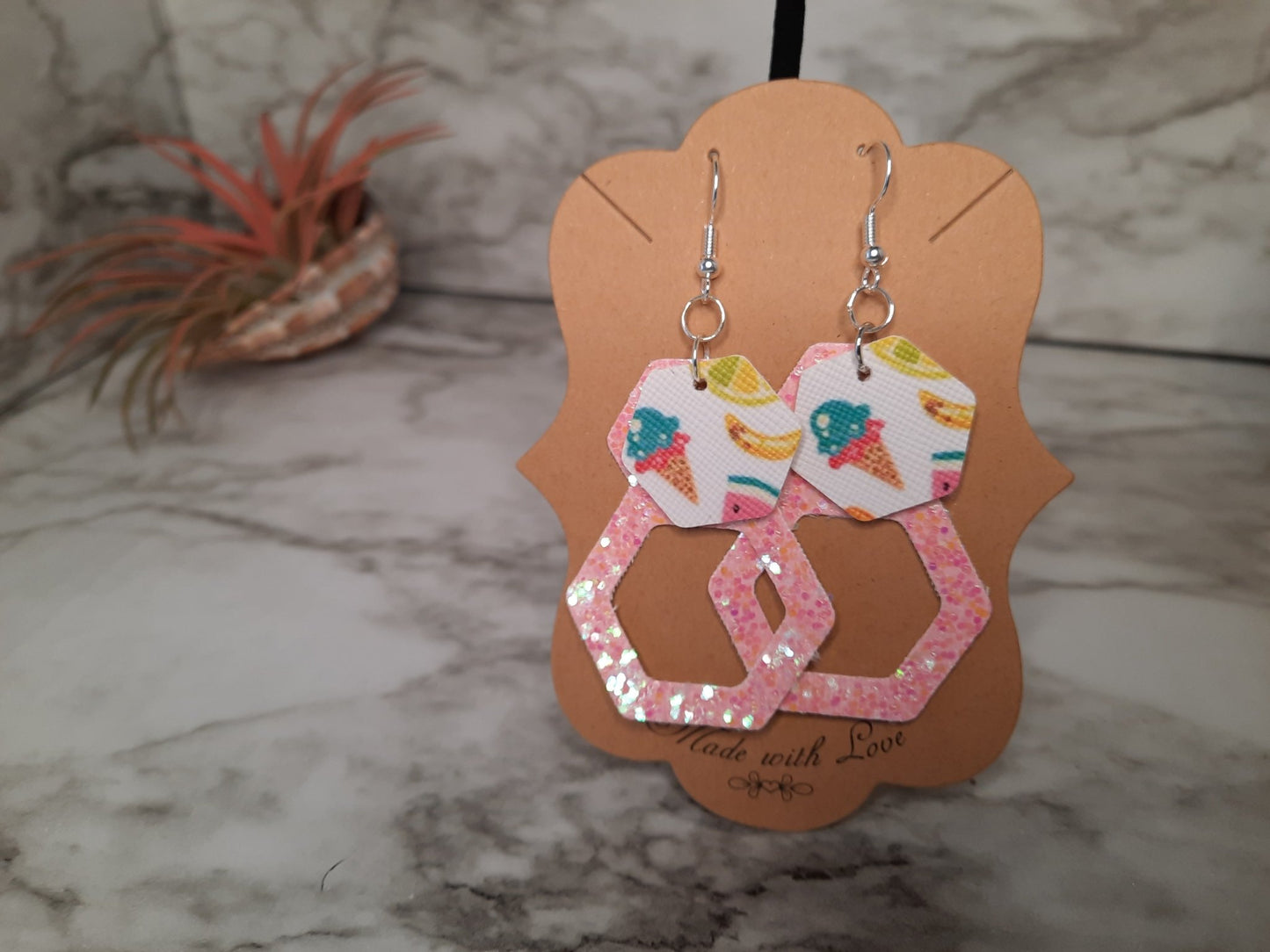 Ice Cream Summertime Earrings - Merlscreations