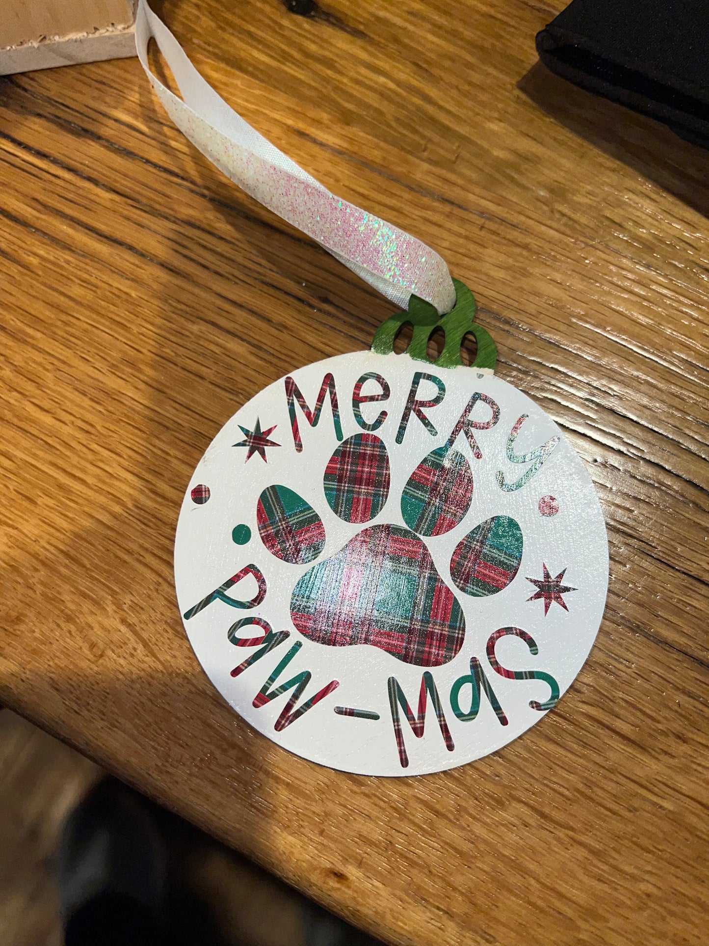 MERRY PAW-MAS ORNAMENT