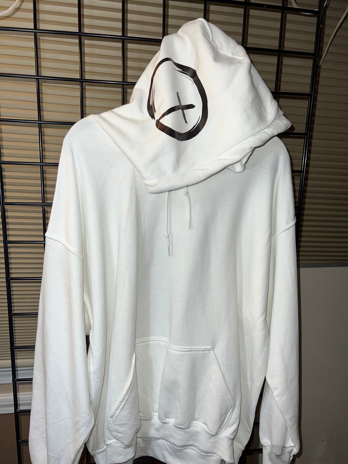 XL White Hoodie - GOD is up to something