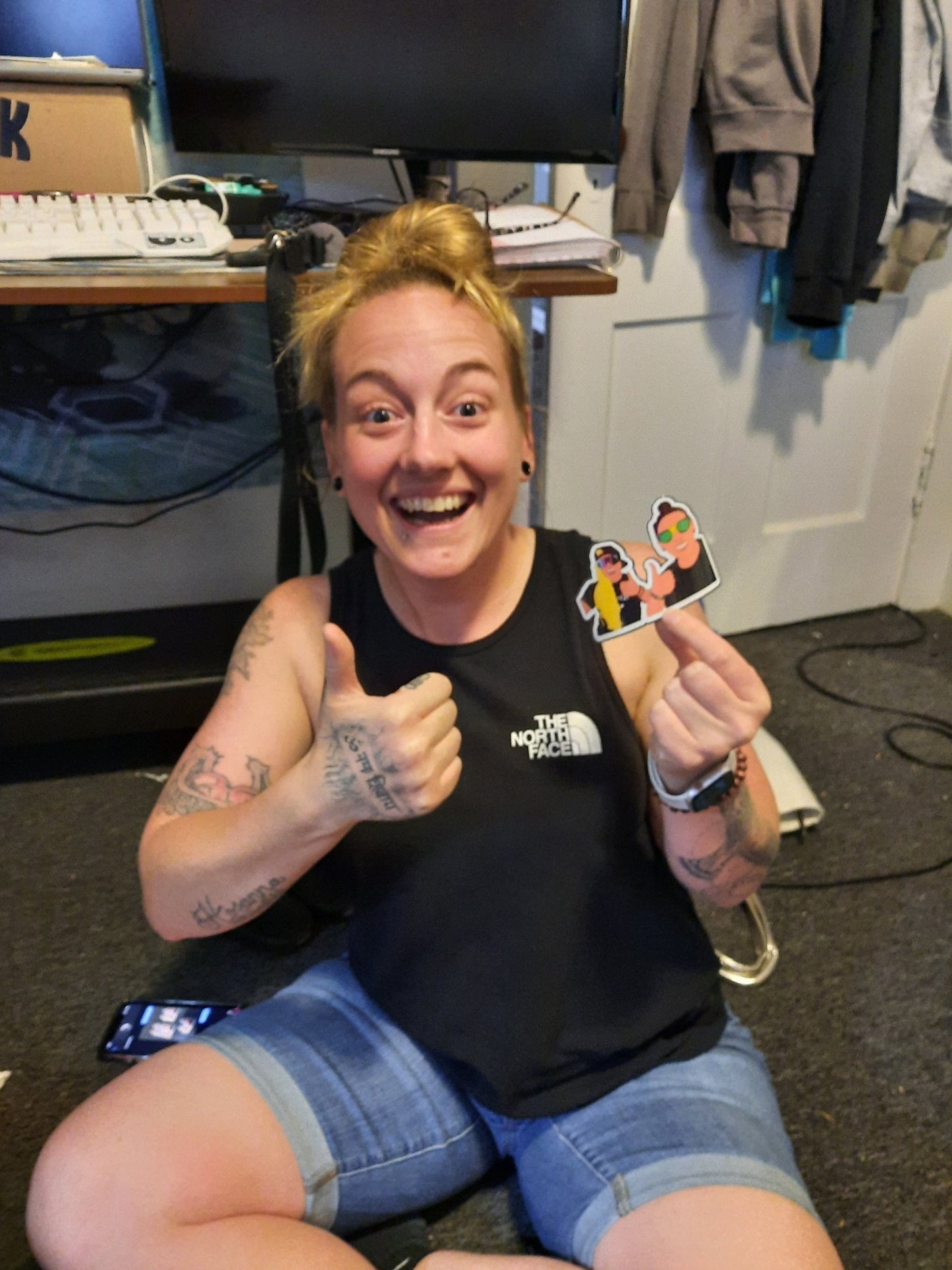 Katies Birthday Stickers - Merlscreations