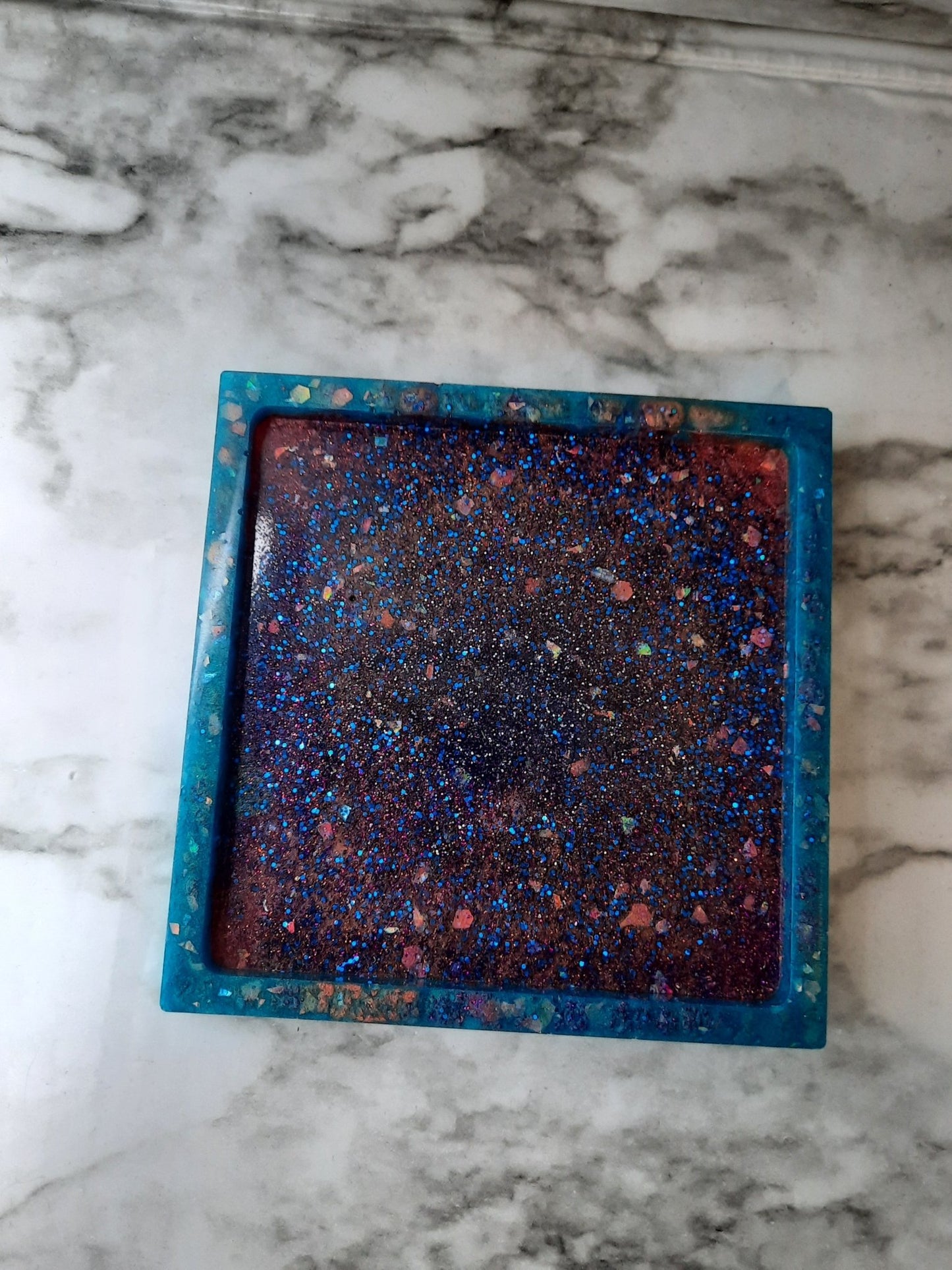 Multi-colored Coaster - Merlscreations