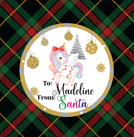 Personalized Christmas Gift Tags - Merlscreations