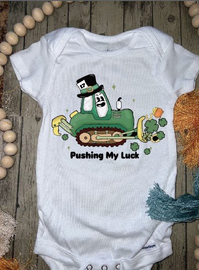 Pushing my luck Onesie - Merlscreations