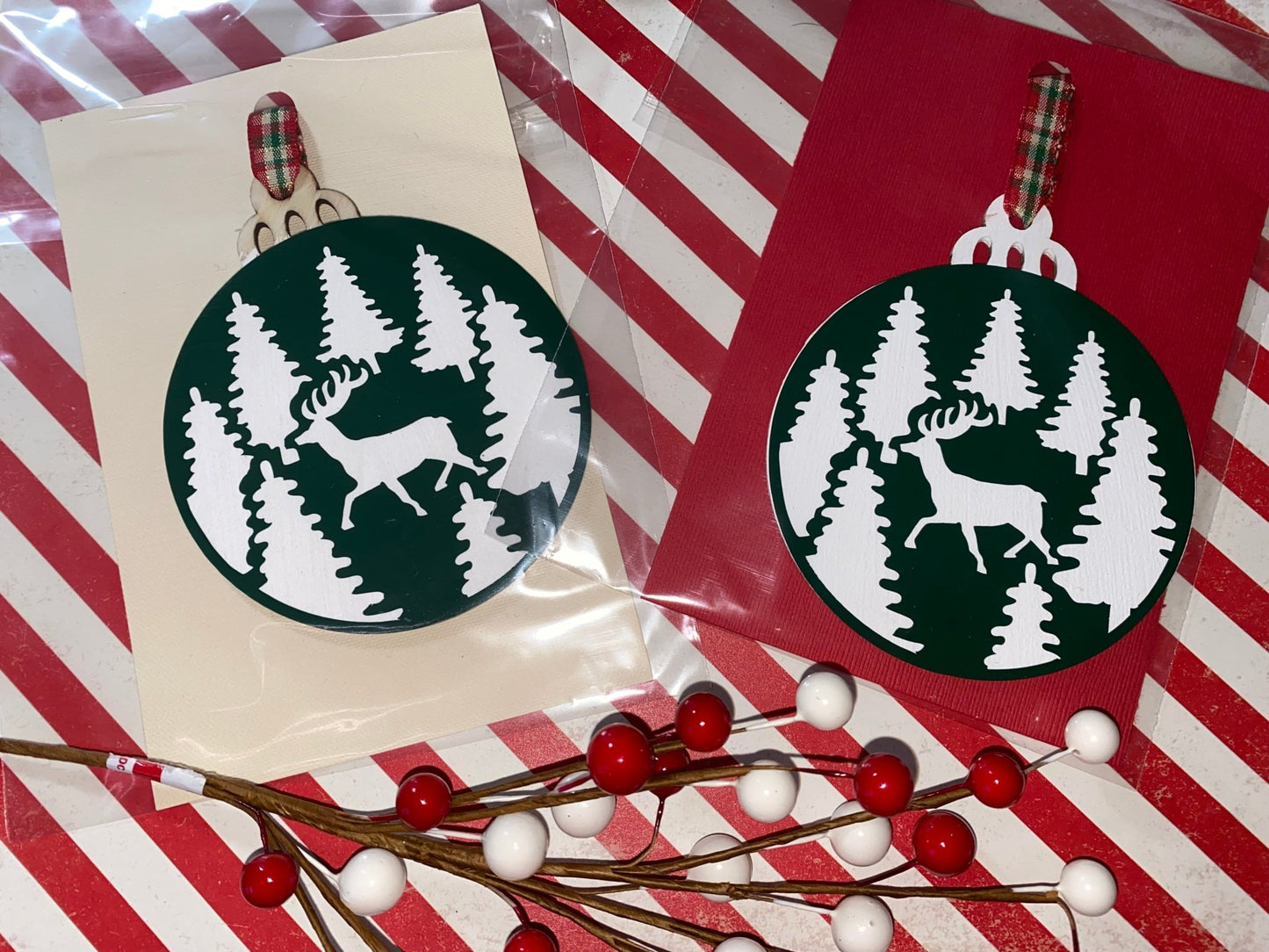 Wilderness Christmas ornament - Merlscreations