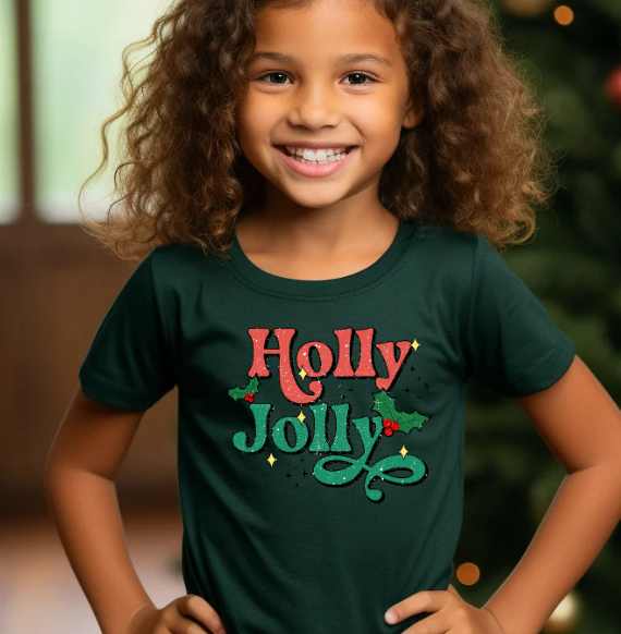 Holly Jolly Kids T-Shirt