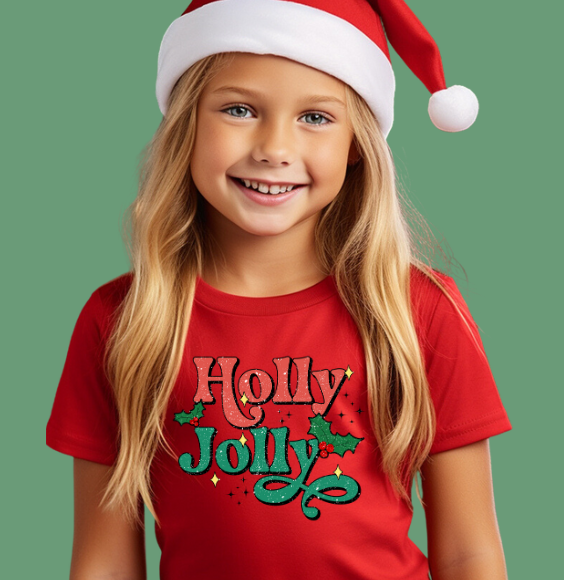 Holly Jolly Kids T-Shirt