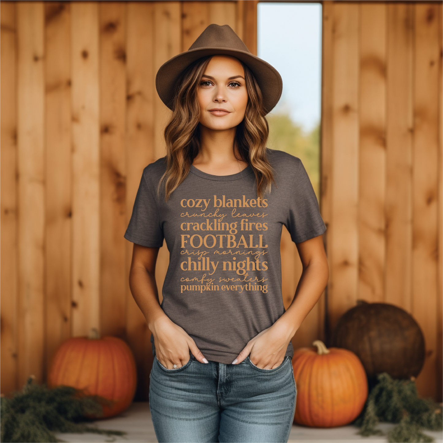 Cozy Blankets Crunchy Leaves T-Shirt