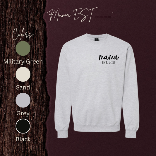 Personalized Mama Crewneck