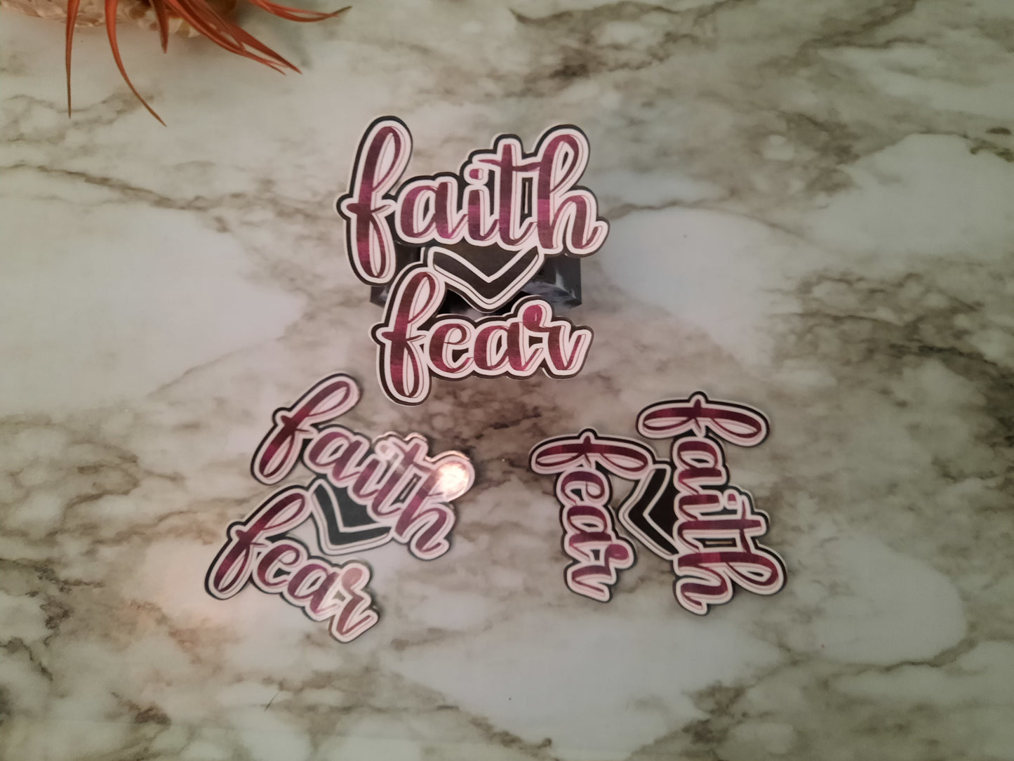 Faith Over Fear Stickers