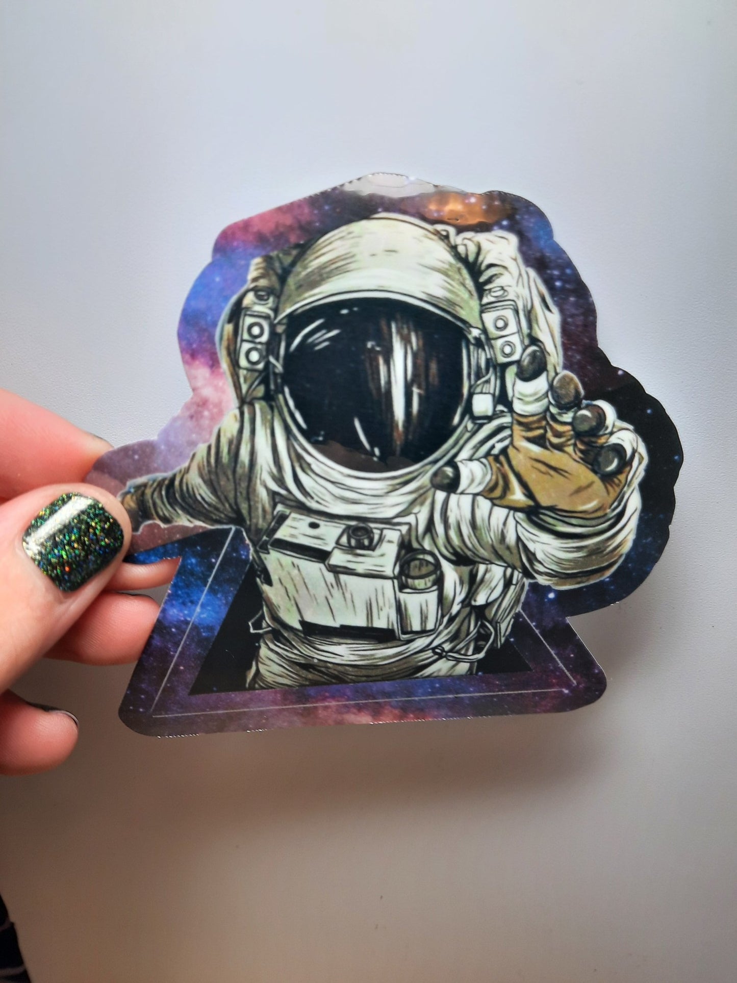 Astronaut Space Sticker - Merlscreations