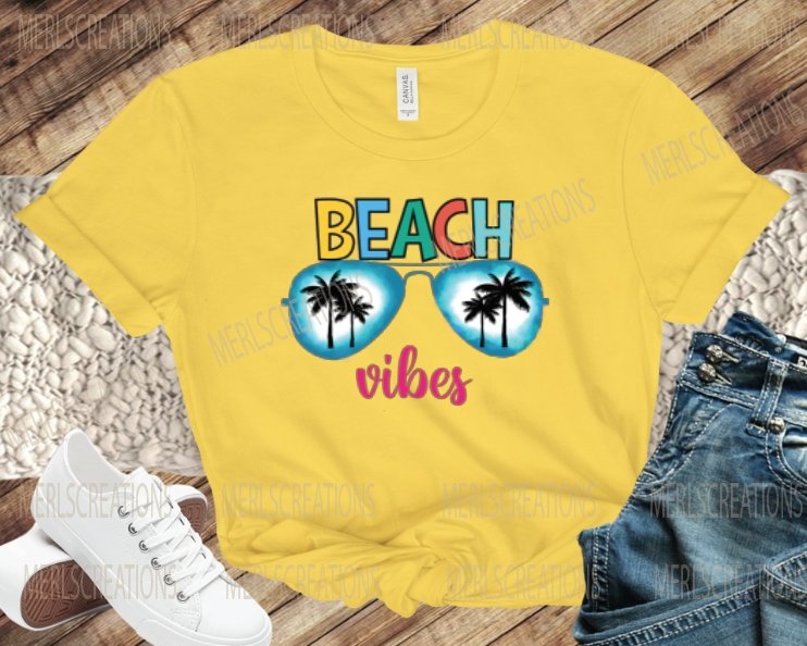 Beach Vibes T-Shirt - Merlscreations