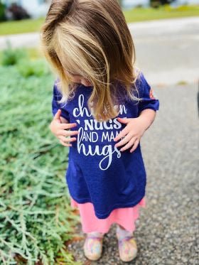 Chicken NUGS and MAMA HUGS T-shirt - Merlscreations