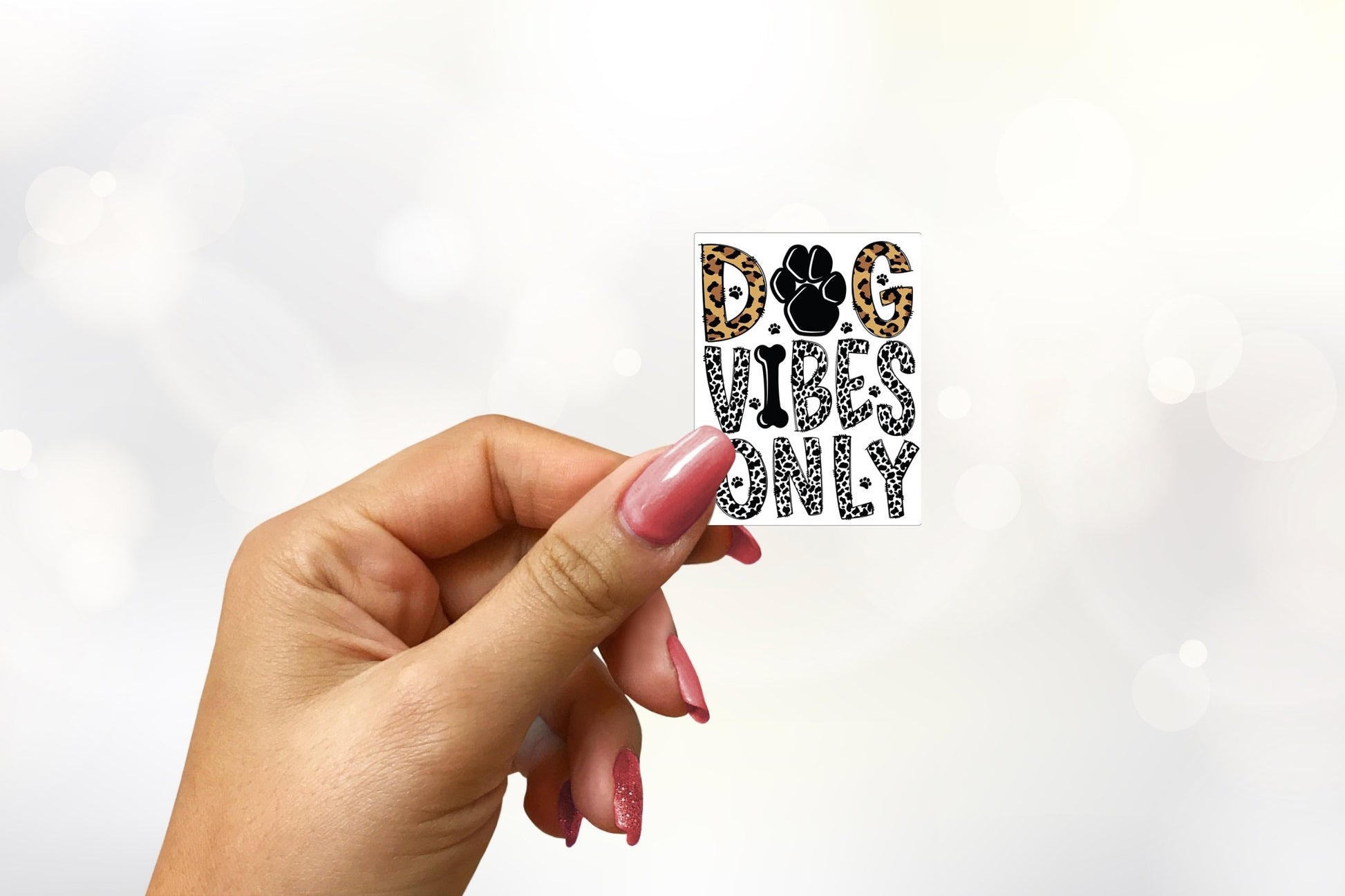 Dog Vibes Only Sticker - Merlscreations