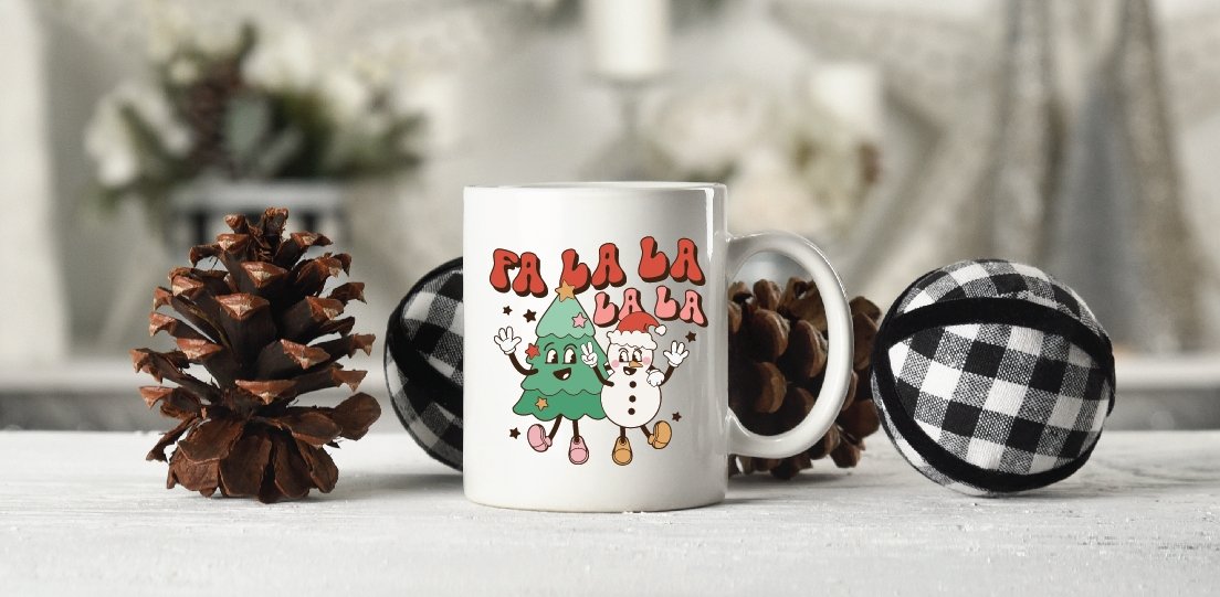 Fa La La La Coffee Mug - Merlscreations