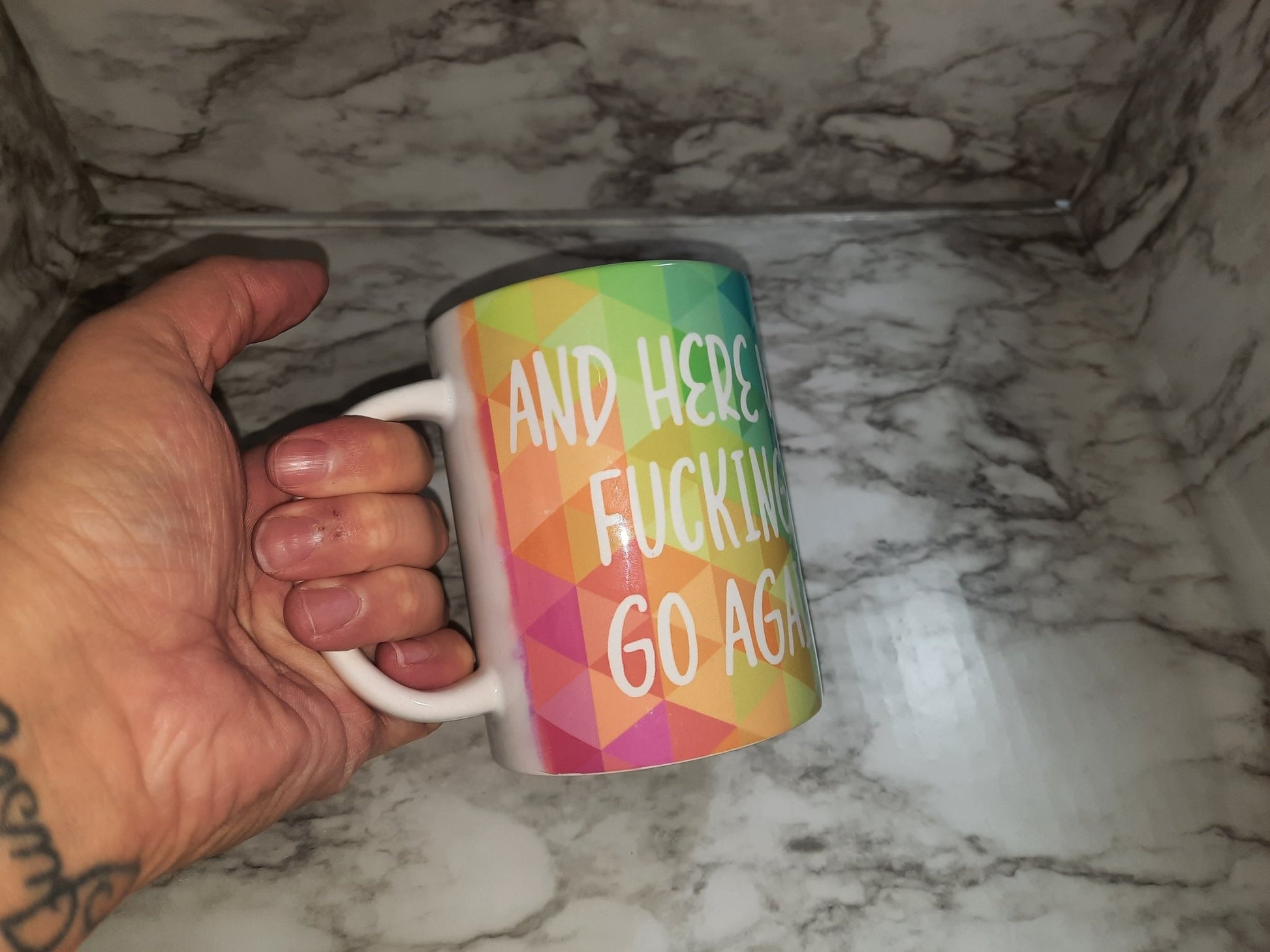 Funny Coffee Cup - Merlscreations