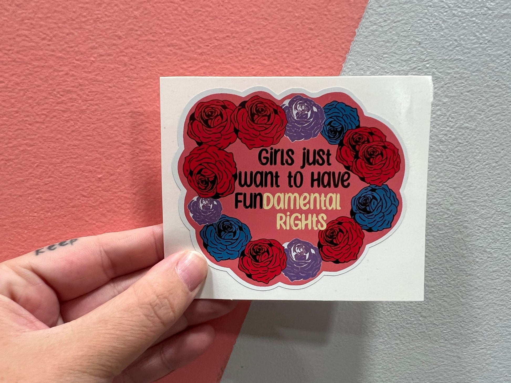 Girls Just Want To Have Fun Sticker - Merlscreations