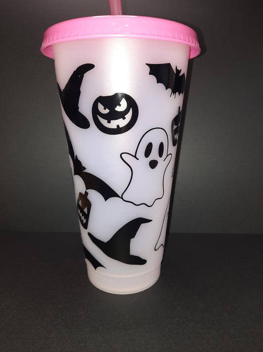 Halloween Themed Color Changing Cup!! - Merlscreations