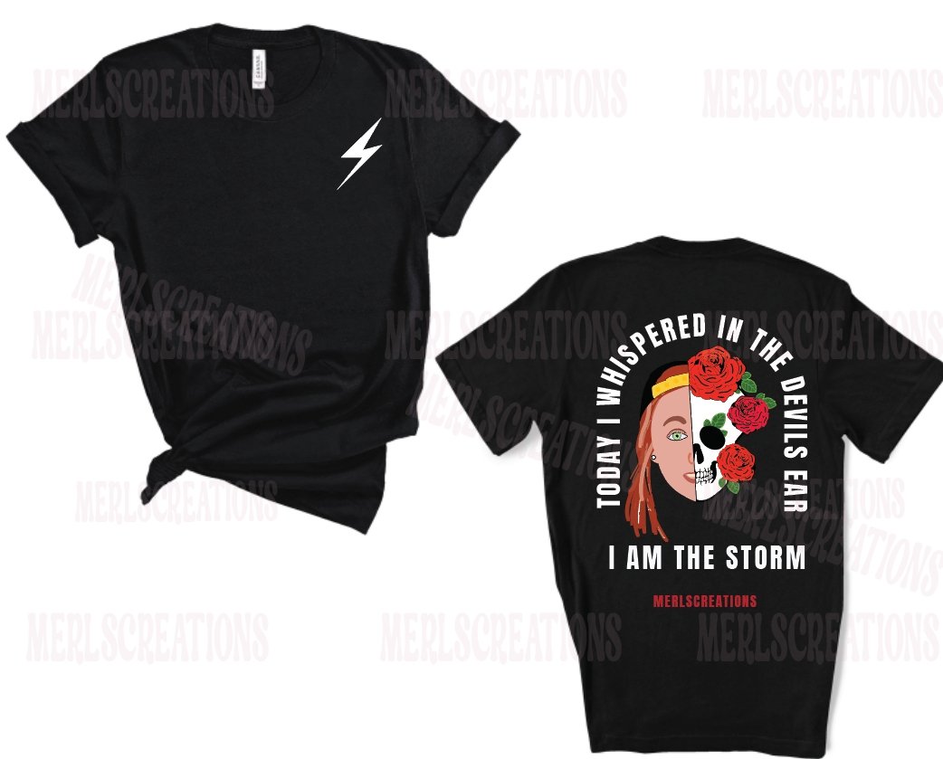 I Am The Storm T-shirt - Merlscreations