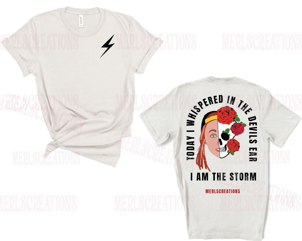 I Am The Storm T-shirt - Merlscreations