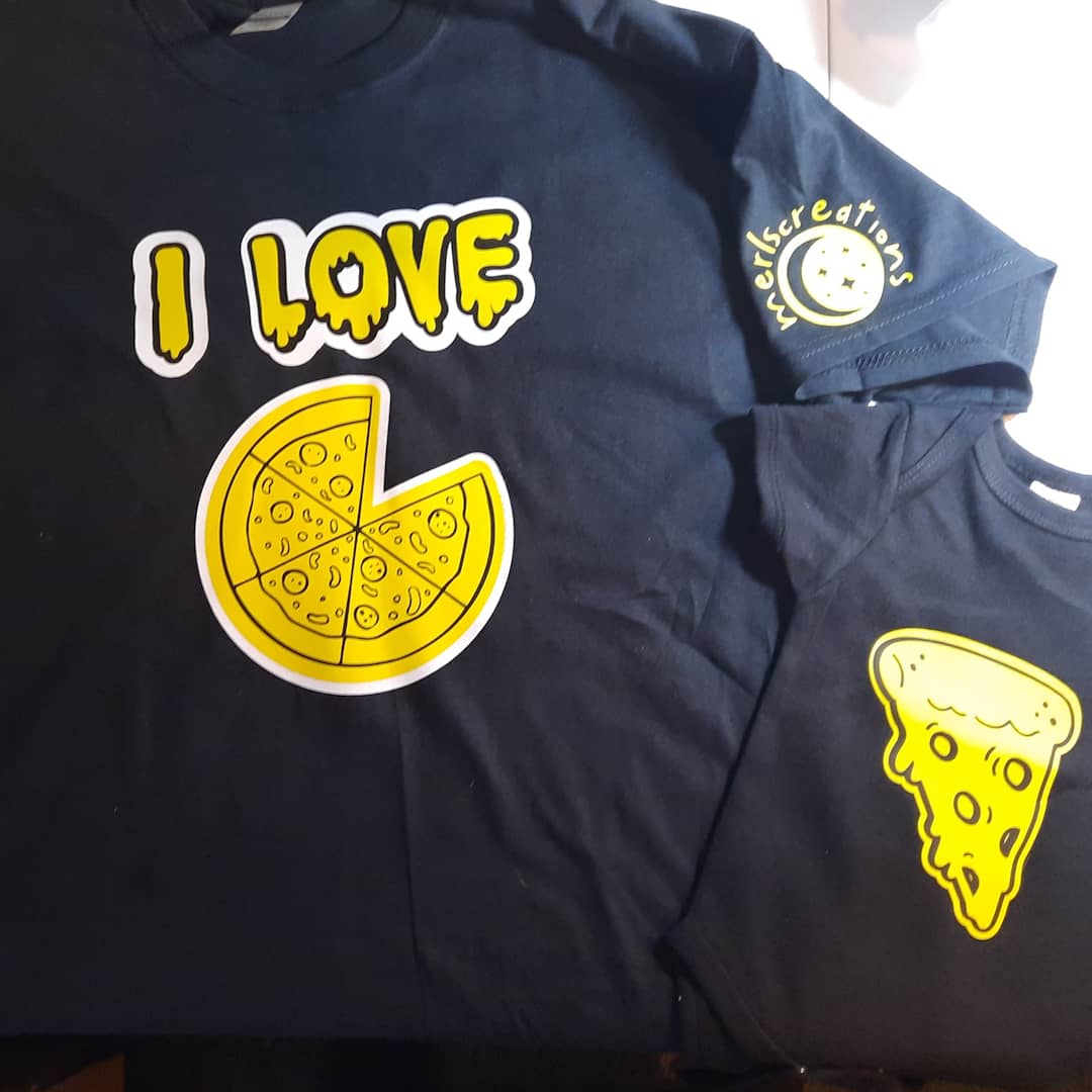 I love pizza matching shirt and onesie - Merlscreations