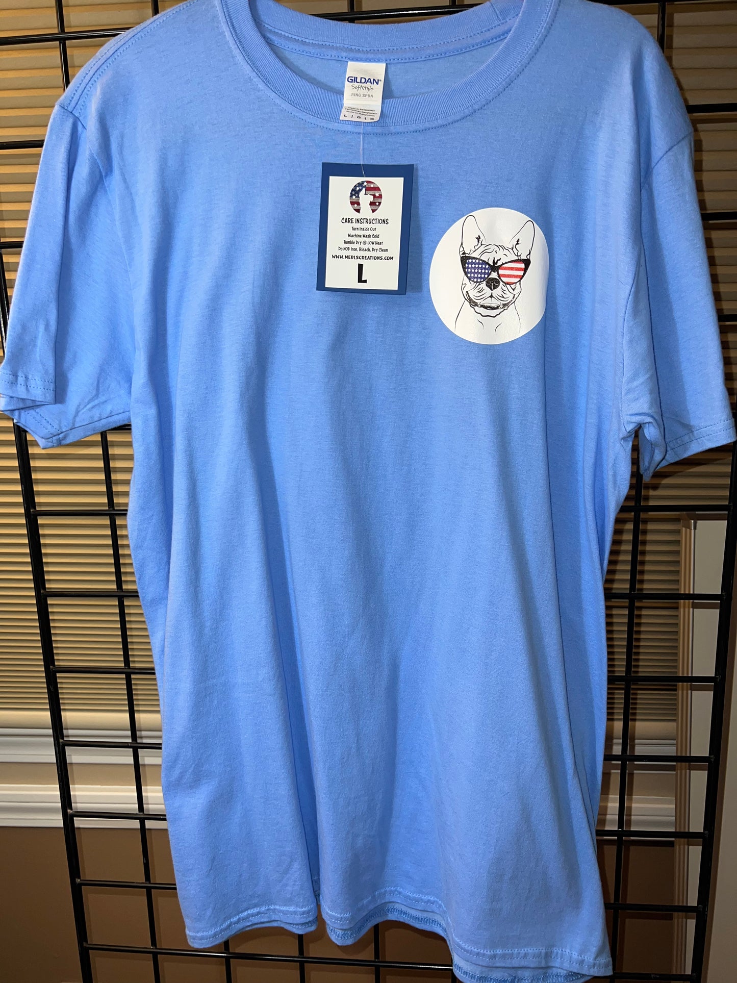 Large USA Blue T-shirt