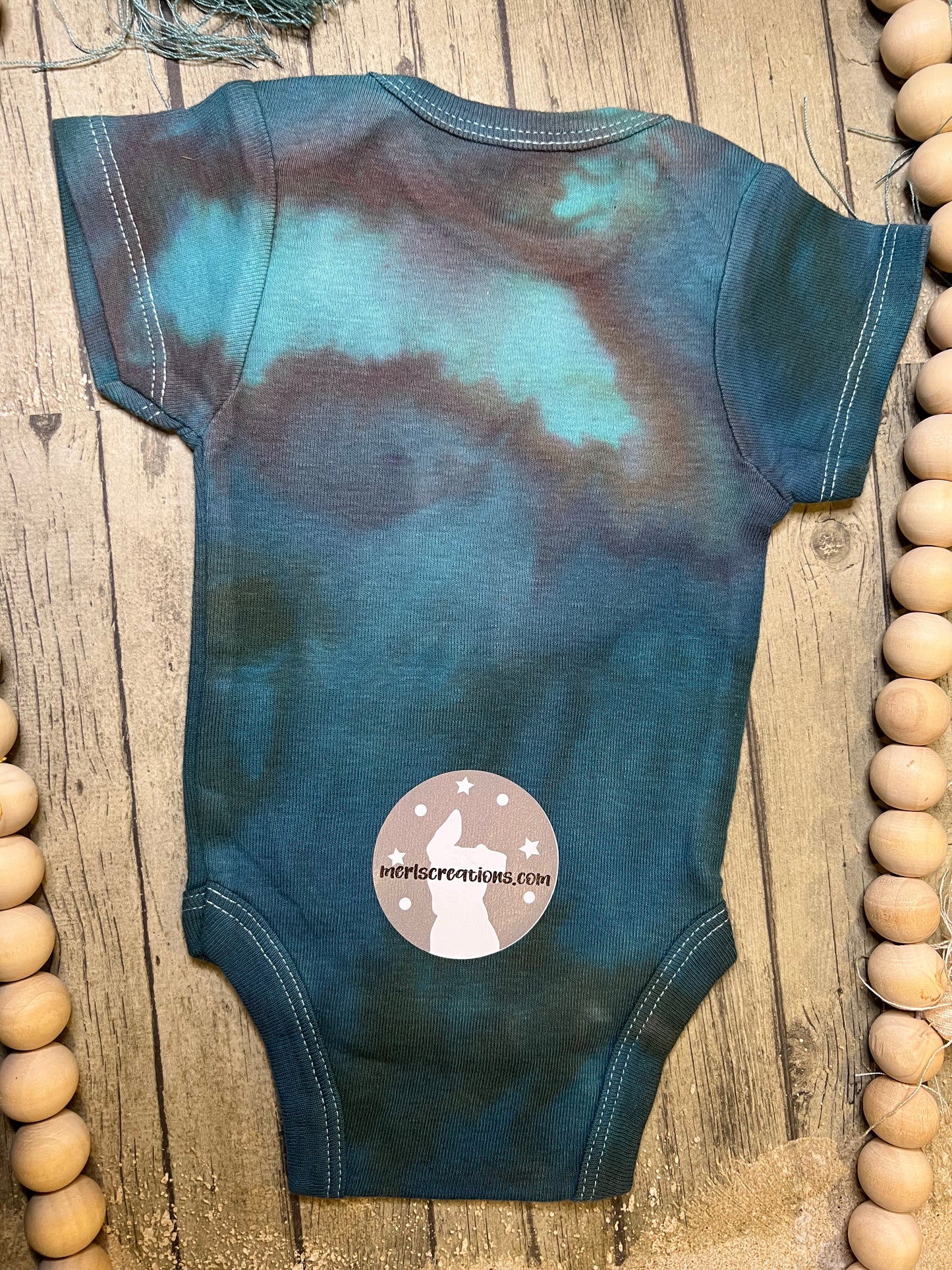 #4 Newborn Onesie - blues