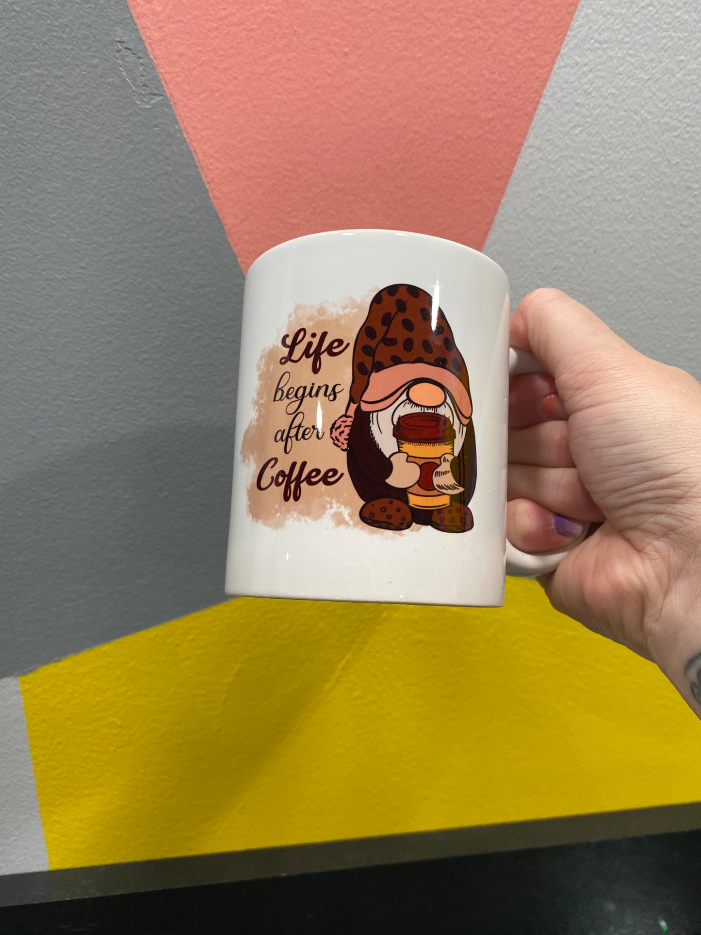 Life Begins after Coffee Mug