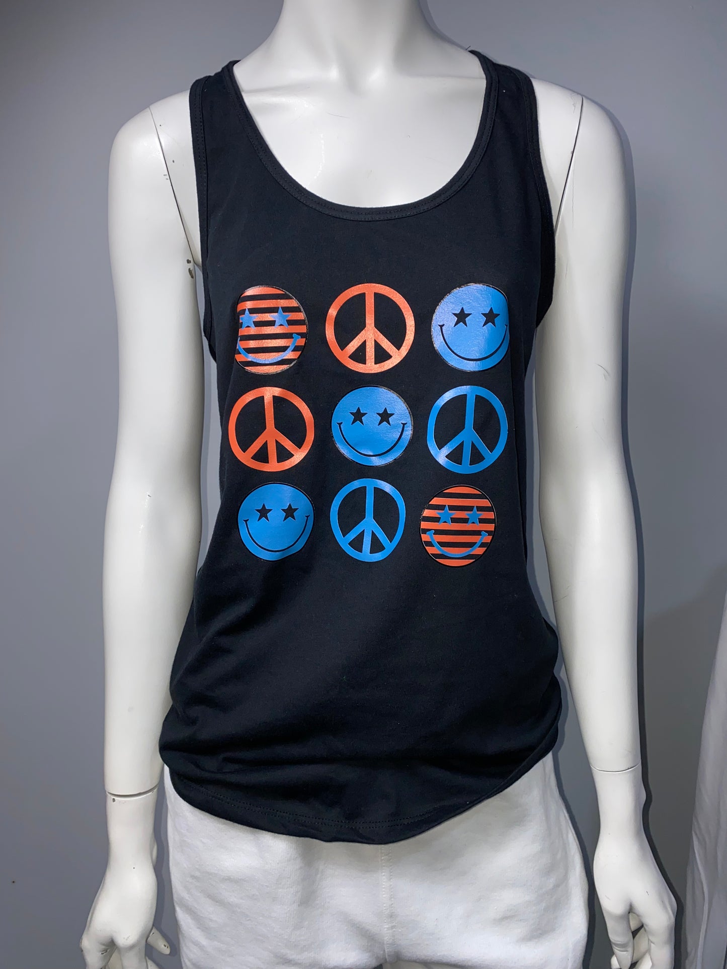 American Smiley Womens Tank Top