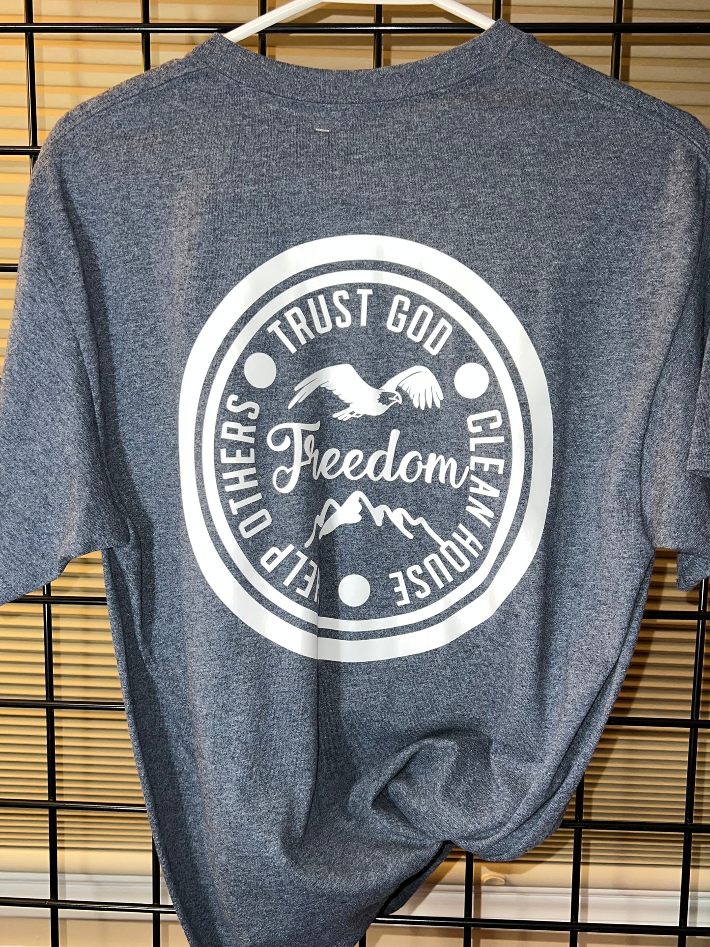 Freedom Heather Grey T-shirt