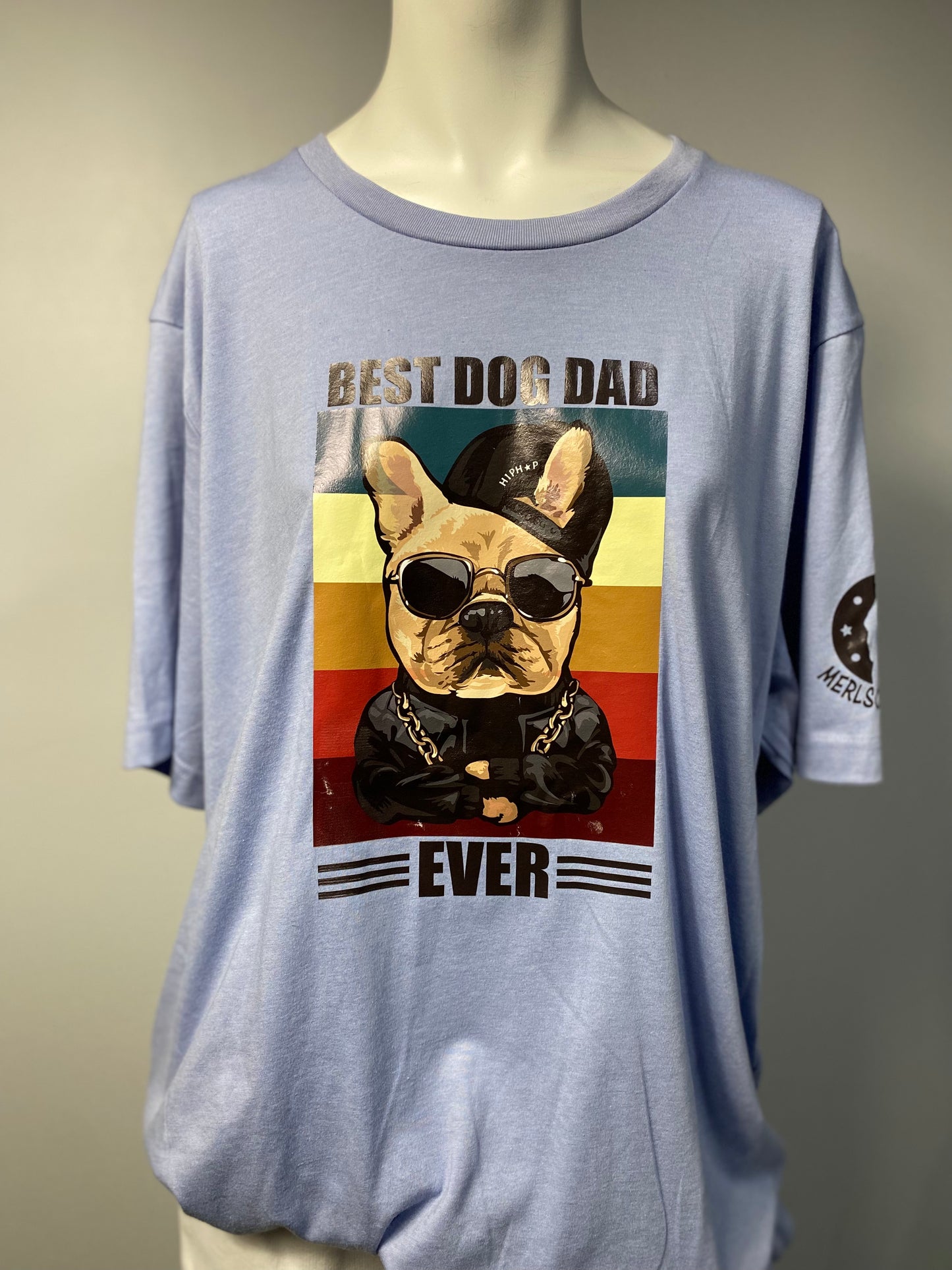 READY TO SHIP XL BEST DOG DAD EVER TOP GUN