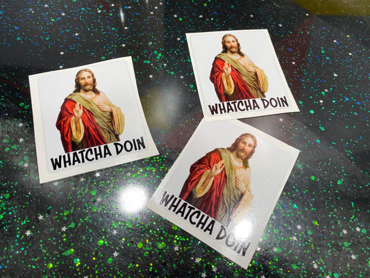 Funny Jesus Sticker
