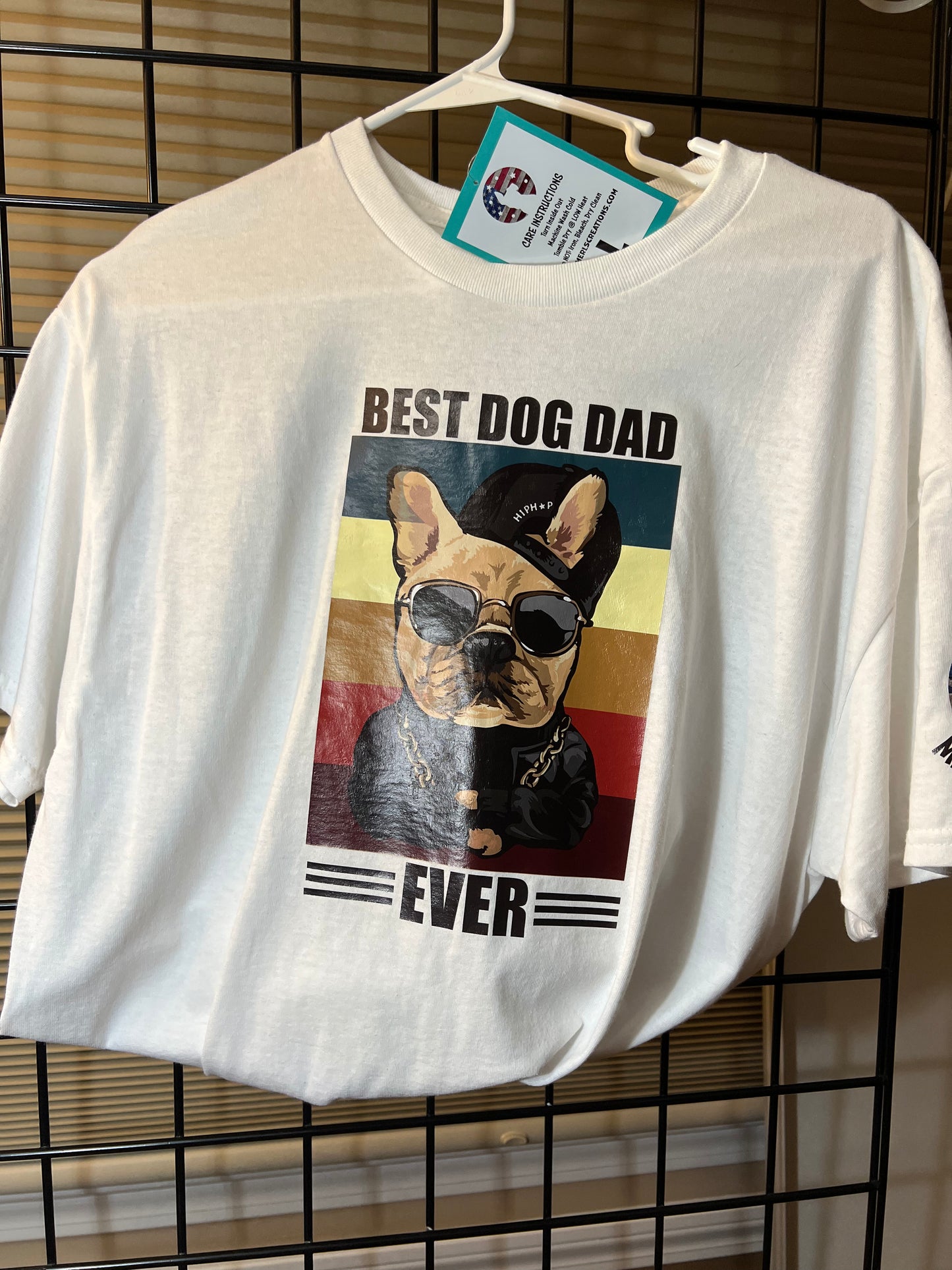 Large Best Dog Dad Ever T-shirt