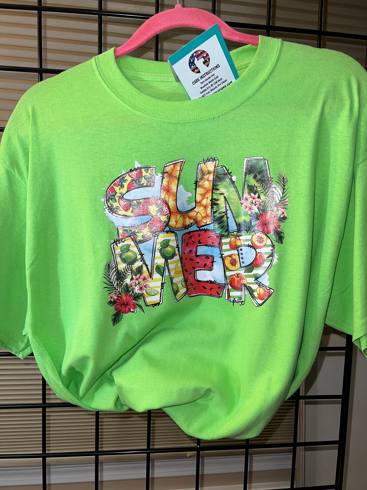 Large Green SUMMER T-shirt