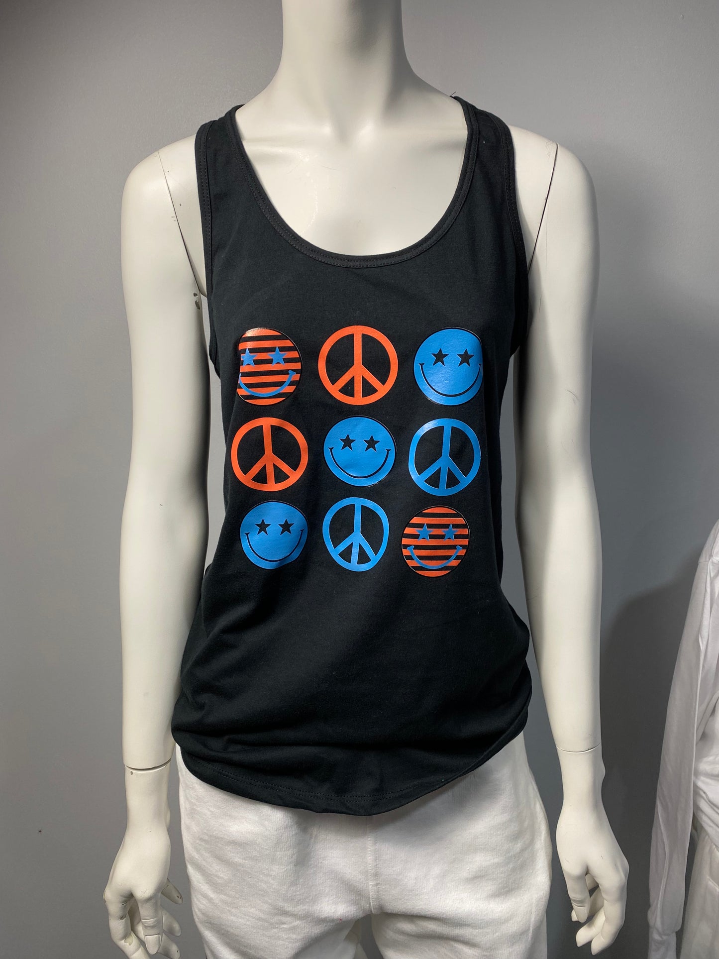 American Smiley Womens Tank Top