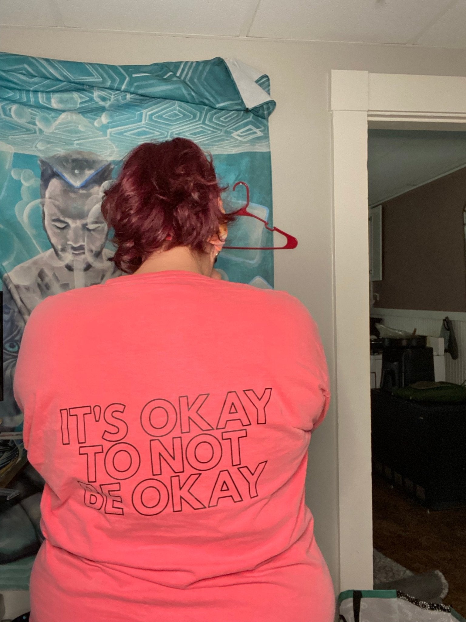 It’s OK to not be OK flower longsleeve - Merlscreations