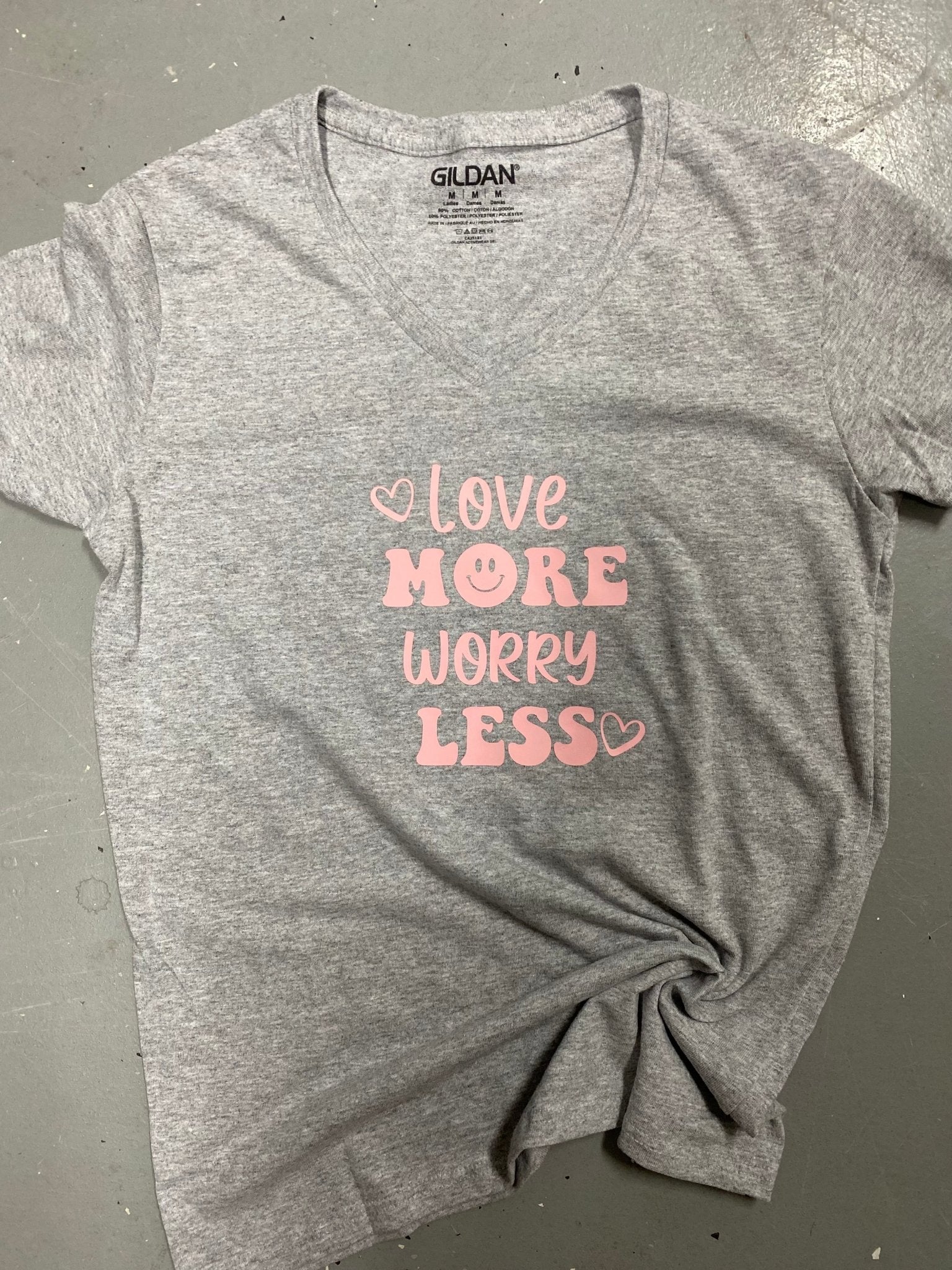 Love More Worry Less T-Shirt + Bundle - Merlscreations