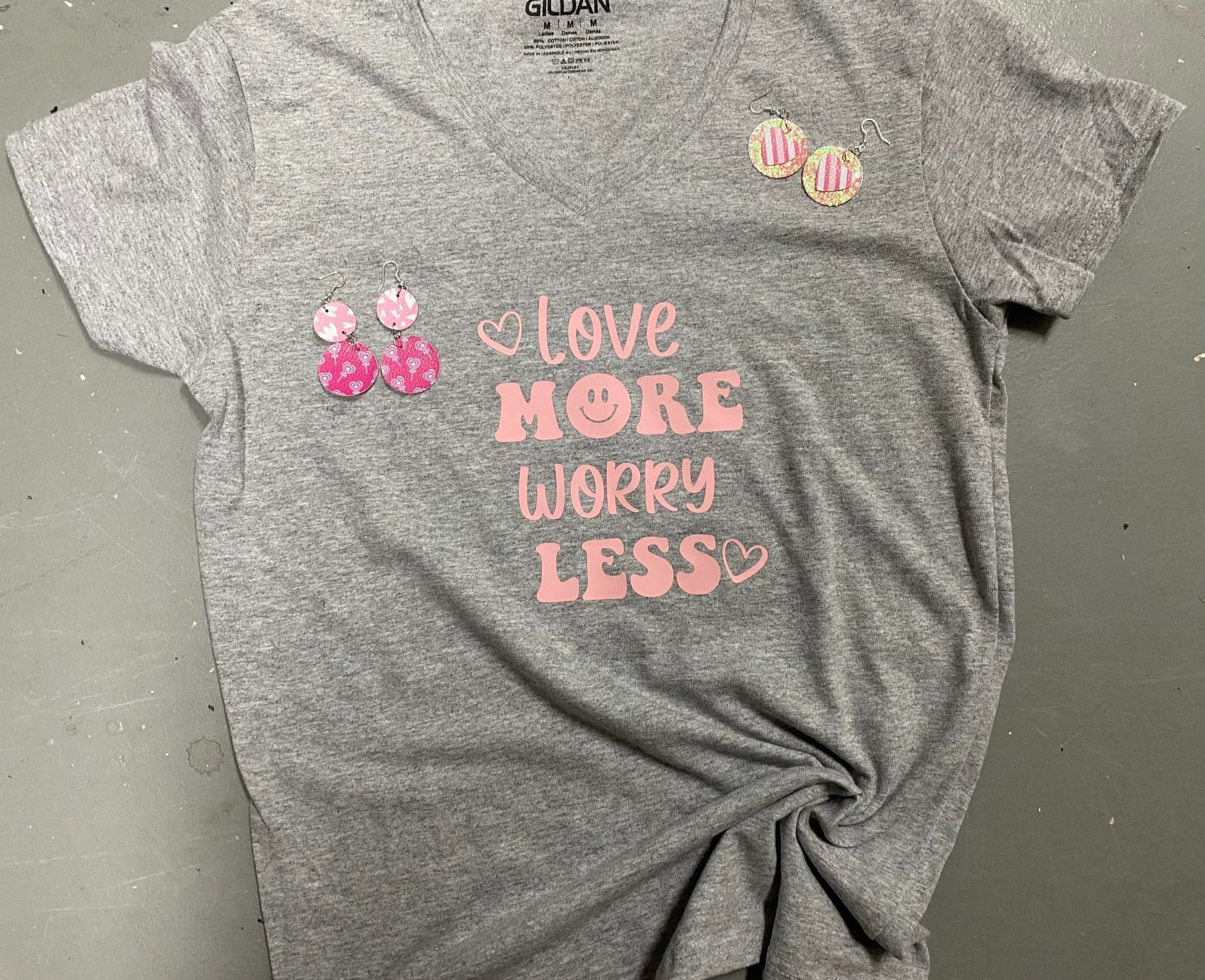 Love More Worry Less T-Shirt + Bundle - Merlscreations