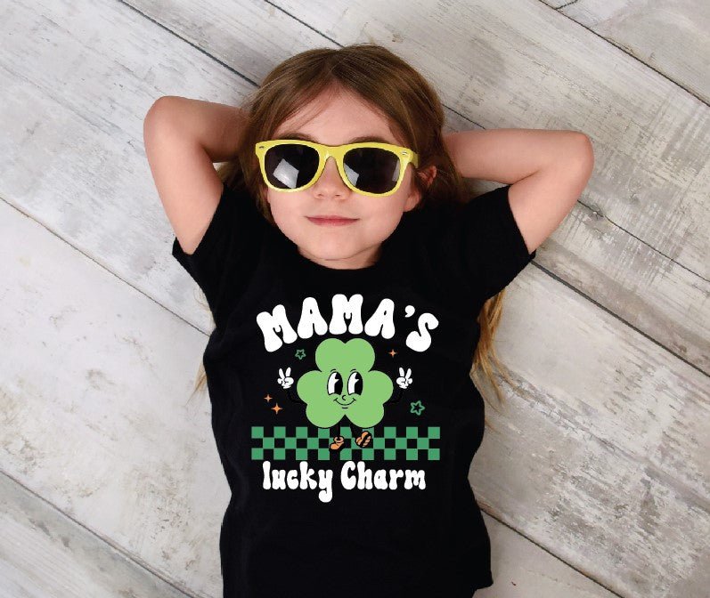 Mama's Lucky Charm YOUTH T-shirt - Merlscreations