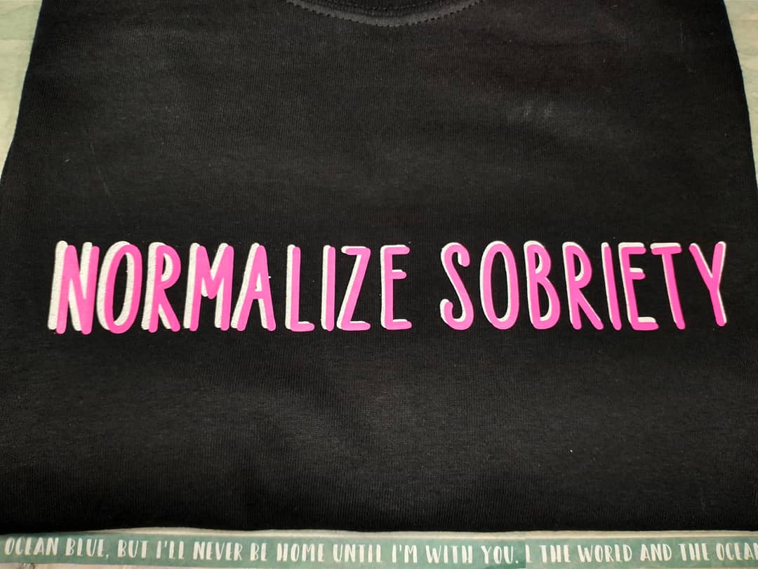 Normalize Sobriety T-Shirt - Merlscreations