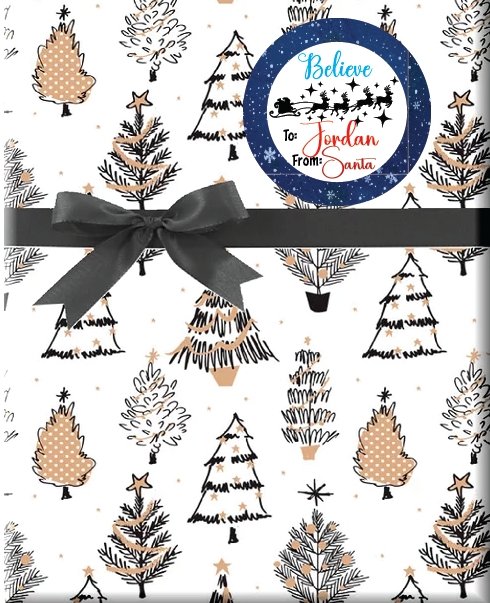 Personalized Christmas Gift Tags - Merlscreations