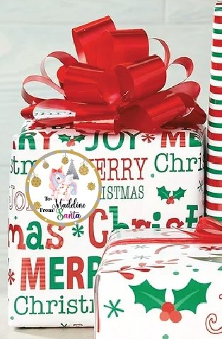 Personalized Christmas Gift Tags - Merlscreations