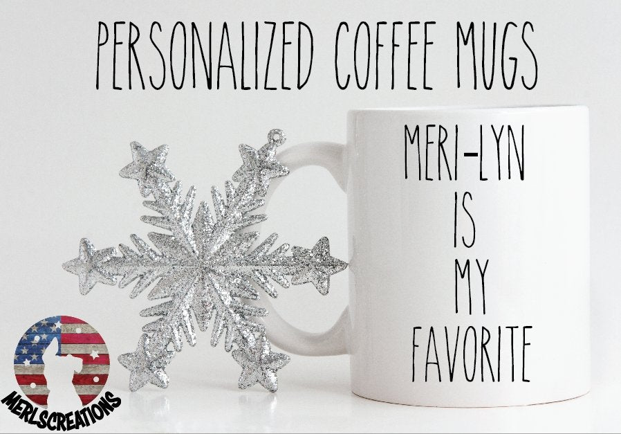 PERSONALIZED Coffee Mugs - Merlscreations