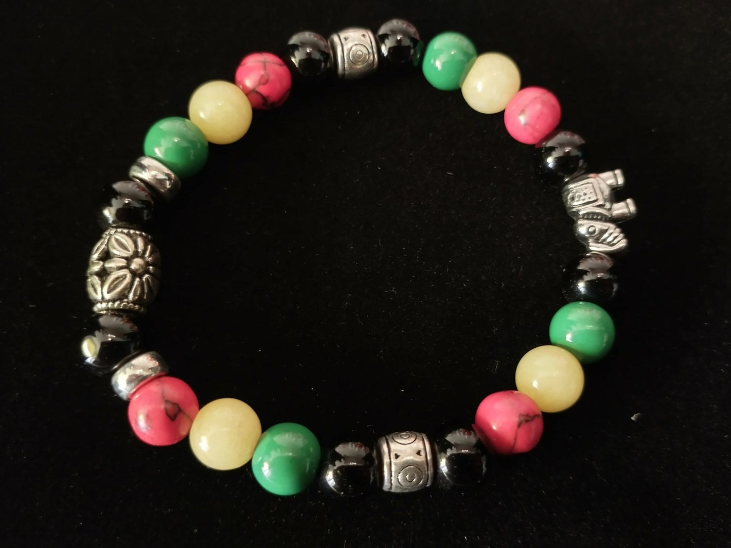 Rasta Elephant Bracelet - Merlscreations